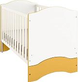 Детская кроватка Polini Kids Simple 140x70 (белый/солнечный)