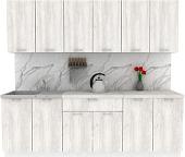 Готовая кухня ЭлиГард Lion 2.4 (сосна каньон/королевский опал)