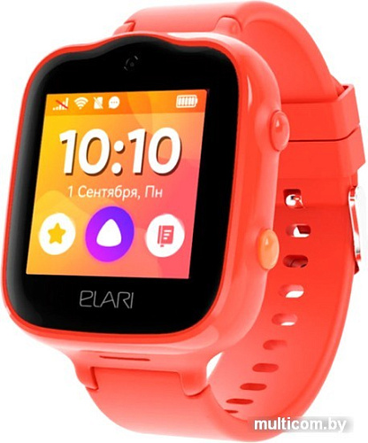Умные часы Elari KidPhone 4G Bubble (красный)