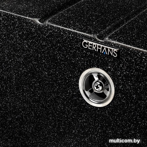 Кухонная мойка Gerhans B20 (черный)
