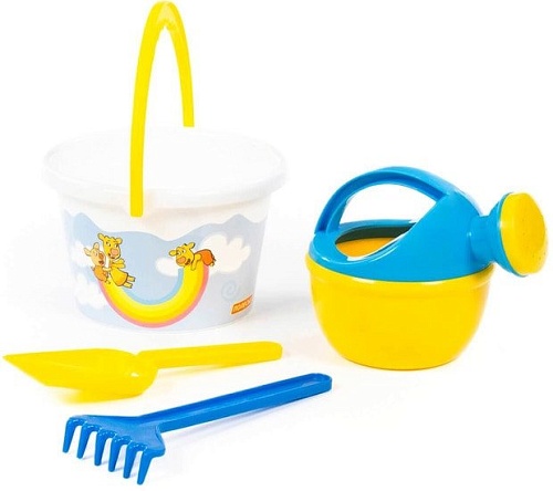 Набор игрушек для песочницы Полесье Оранжевая корова №4 83180