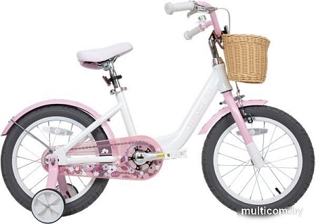 Детский велосипед Tech Team Milena 18 NN014614 (белый/розовый)