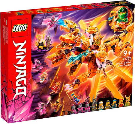 Конструктор LEGO Ninjago 71774 Золотой ультрадракон Ллойда