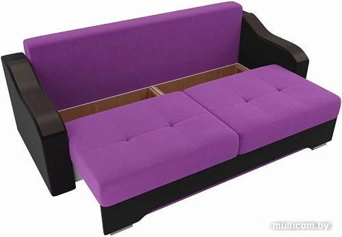 Диван Лига диванов Браун 102173 (фиолетовый/черный)