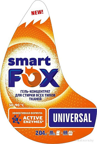 Гель для стирки Smart FOX Universal 190012 (2.04 л)