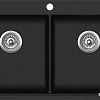 Кухонная мойка Aquasanita Magna SQM200AW (black metallic 601)