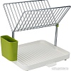 Сушилка для посуды Joseph Joseph Y-rack Dishdrainer 85083 (белый/зеленый)