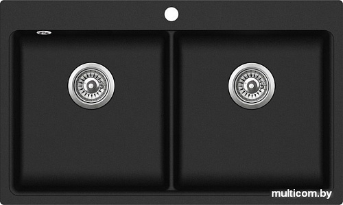 Кухонная мойка Aquasanita Magna SQM200AW (black metallic 601)