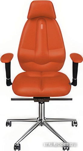 Кресло Kulik System Classic (азур, оранжевый с подголовником)