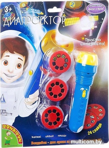 Развивающая игрушка Bondibon Фонарик-диапроектор ВВ2046