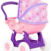 Коляска для кукол Полесье Arina №2 4-х колесная 48219 (фиолетовый/розовый)