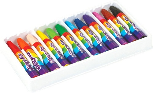 Восковые мелки Юнландия Юнландик и индийский слон 227297 (12 шт)