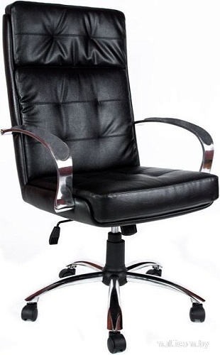 Офисное кресло Деловая обстановка Президент (хром/кожа сплит/черный)