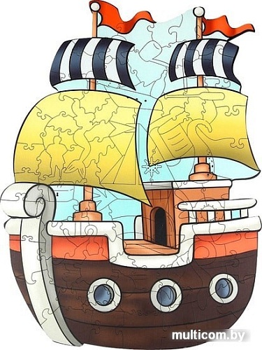 Мозаика/пазл WoodLand Toys Кораблик