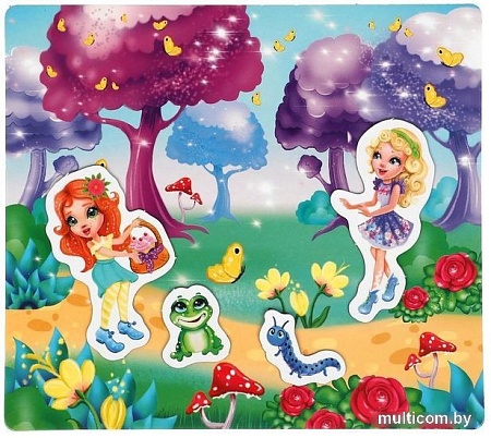 Магниты для магнитной доски Умные игры Лесные волшебницы. Волшебный лес 4680107925077