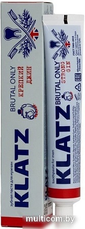 Зубная паста Klatz Brutal Only Крепкий джин 75 мл