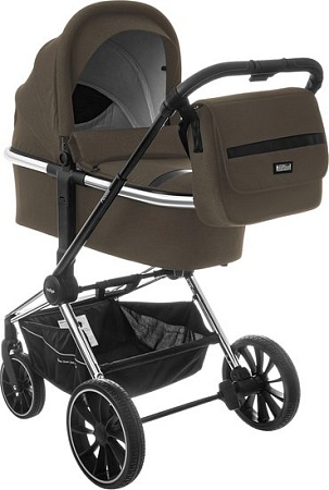 Универсальная коляска Indigo Fusion (2 в 1, коричневый)
