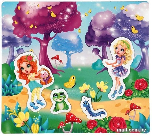 Магниты для магнитной доски Умные игры Лесные волшебницы. Волшебный лес 4680107925077