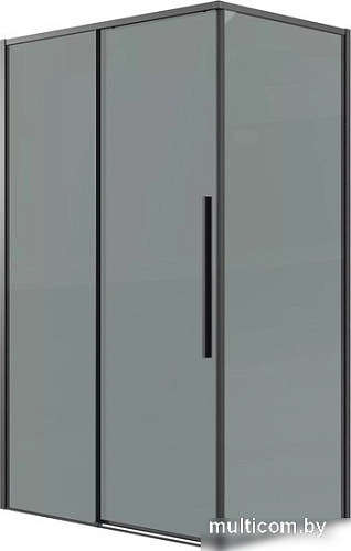 Душевой уголок Grossman Galaxy 140x80x195 120.K33.01.1480.21.10 (черный матовый/тонированное стекло)