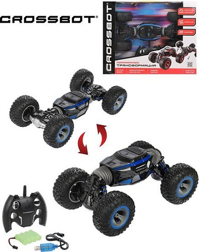 Автомодель Crossbot Вездеход Трансформация 870613 (синий)