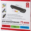 Пленка для ламинирования BRAUBERG глянцевая A3 75 мкм 100 шт 530894