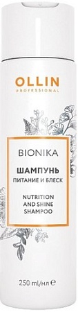 Шампунь Ollin Professional BioNika Питание и блеск 250 мл