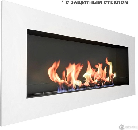 Биокамин ZeFire Elliot 1500 с белой рамкой