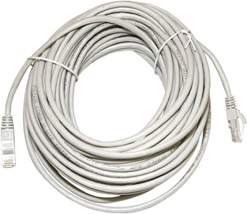 Кабель TDM Electric SQ0115-0010 RJ45 - RJ45 (20 м, серый)