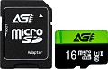 Карта памяти AGI TF138 microSDHC AGI016GU1TF138 16GB (с адаптером)