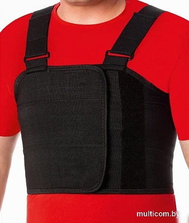 Бандаж на грудную клетку MEK 2005 (XXXL, черный)
