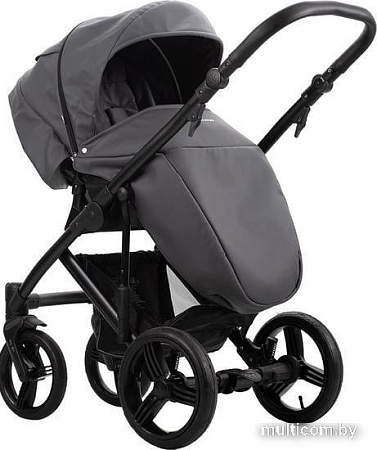 Универсальная коляска BEBETTO Magnum Prima 2020 (2 в 1, 03, черная рама)