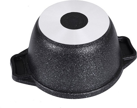 Кастрюля Kukmara кмт12а (темный мрамор)