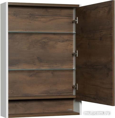 Акватон Шкаф с зеркалом Капри 60 1A230302KPDB0 (таксония темная)