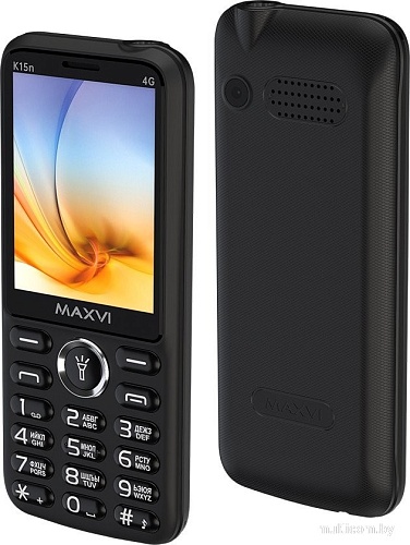 Телефон Maxvi K15n 4G (черный)
