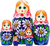 Развивающая игра Брестская Матрешка С букетом ромашек (набор 5 шт)