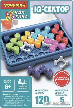 Настольная игра Bondibon БондиЛогика IQ-Сектор ВВ5957