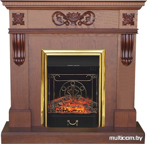 Электрокамин Smolcom Corsica STD (махагон коричневый антик)