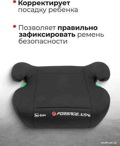 Детское сиденье Forsage Kids I-Size BS02C (black)