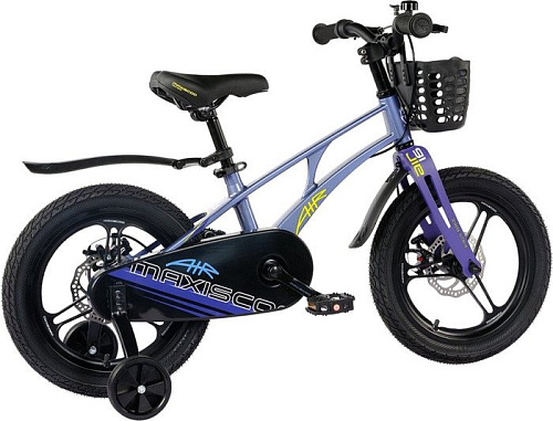 Детский велосипед Maxiscoo Air Pro 16 2024 (синий карбон)