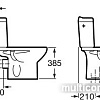 Roca Victoria [342399000 + 34139Z000 + ZRU8013900] с крышкой