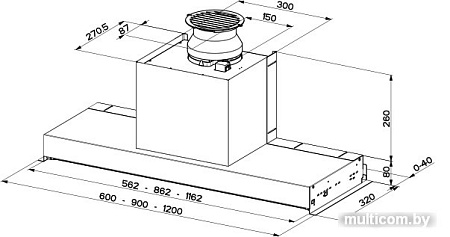 Кухонная вытяжка Faber IN-Nova Smart X A90 305.0557.691
