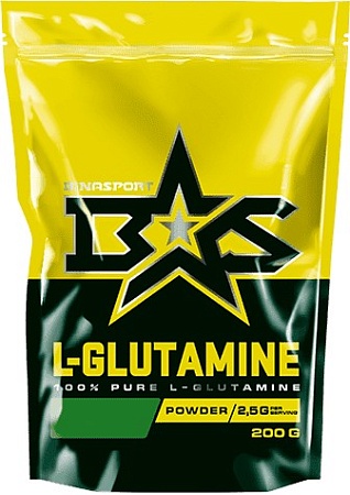 L-глютамин Binasport L-Glutamine (200г, натуральный вкус)