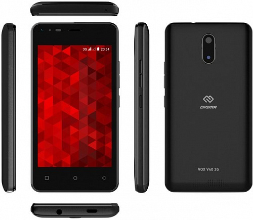 Смартфон Digma Vox V40 3G (черный)