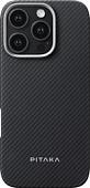 Чехол для телефона Pitaka Ultra-Slim для iPhone 16 Pro (черный)