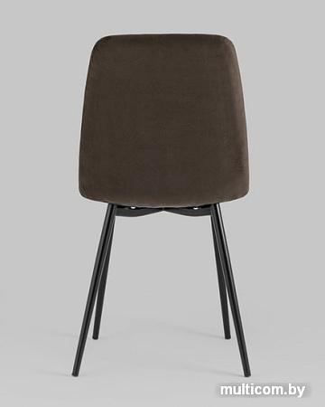 Стул Stool Group Oliver велюр (тёмно-коричневый)