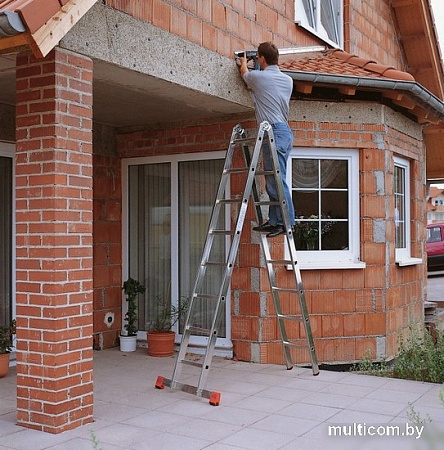 Лестница-стремянка Krause TriMatic 2х8 129918