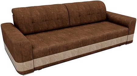 Диван Mebelico Честер 200x143 61063 (коричневый/бежевый)