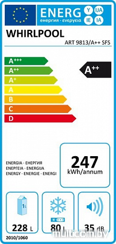 Холодильник Whirlpool ART 9813/A++ SFS