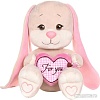 Классическая игрушка Jack&amp;Lin Зайка с розовым сердцем JL-051901-25