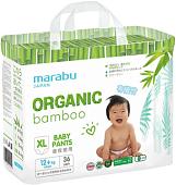 Трусики-подгузники Marabu Organic Bamboo XL 12+кг (36 шт)